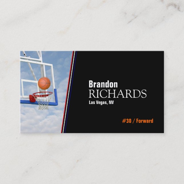 Basketball - Business Cards (Front)