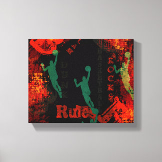 BASKETBALL CANVAS PRINT