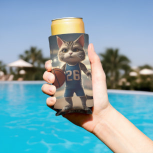 Basketball Cat, Seltzer Can Cooler