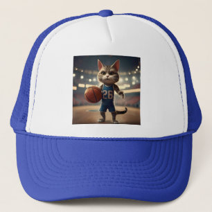 Basketball Cat, Trucker Hat
