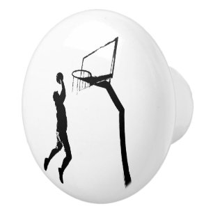Basketball Ceramic Knob