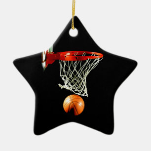 Basketball Ceramic Ornament