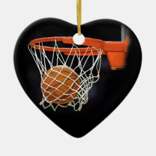 Basketball Ceramic Ornament