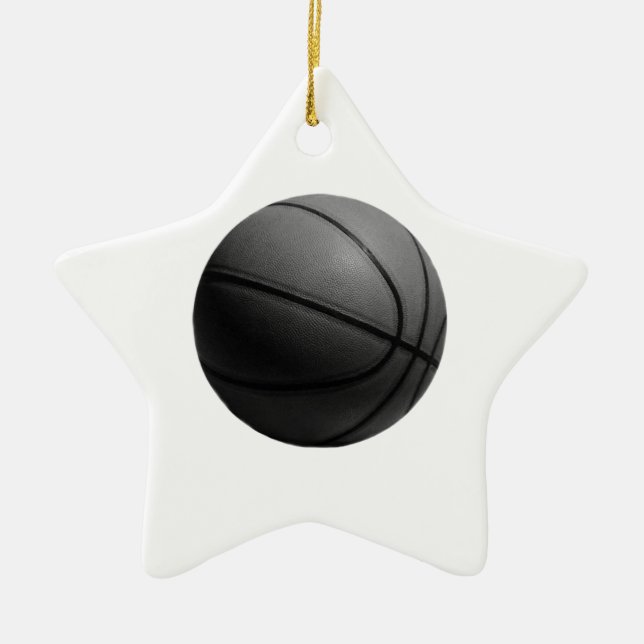 Basketball Ceramic Ornament (Front)