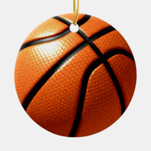 Basketball Ceramic Ornament