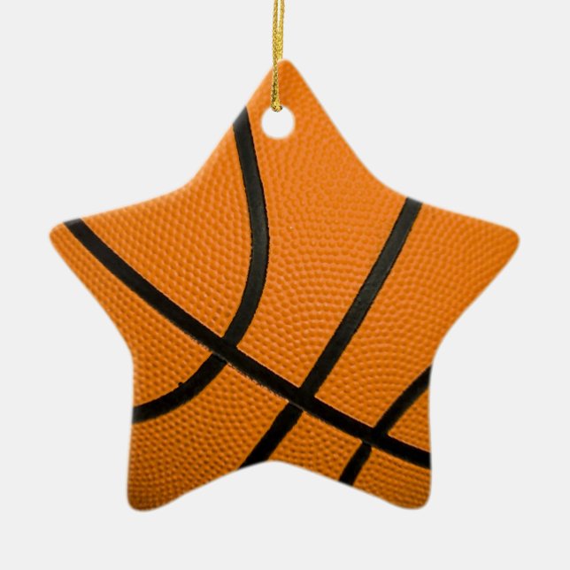 Basketball Ceramic Ornament (Front)