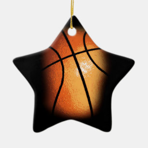Basketball Ceramic Ornament