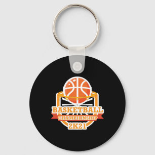 Basketball Championship Vintage  Keychain