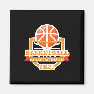 Basketball Championship Vintage Magnet