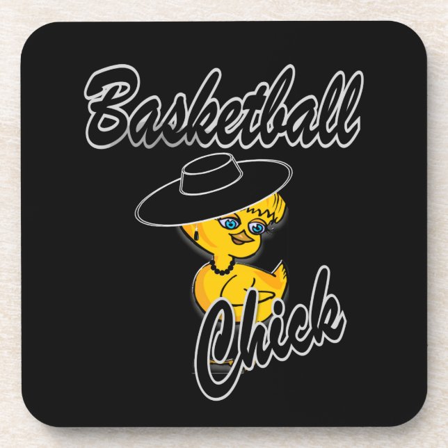 Basketball Chick #4 Coaster (Front)