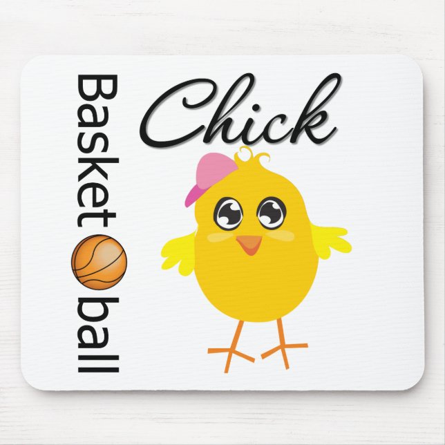 Basketball Chick Mouse Pad (Front)