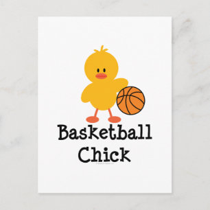 Basketball Chick Postcard