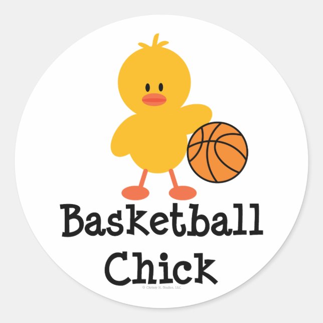 Basketball Chick Stickers (Front)