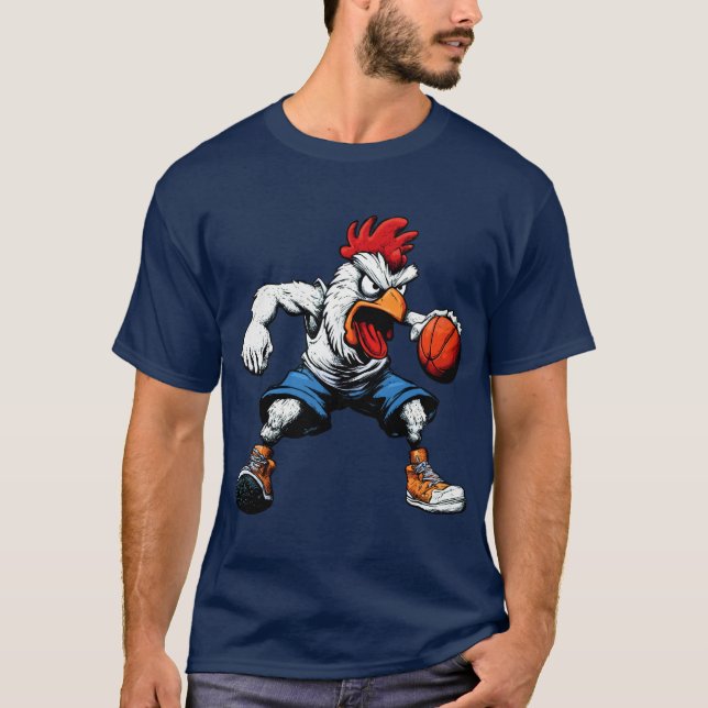 Basketball chicken T-Shirt (Front)