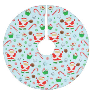 Basketball Christmas Brushed Polyester Tree Skirt