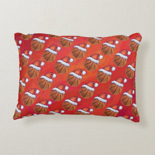 Basketball Christmas Decorative Pillow