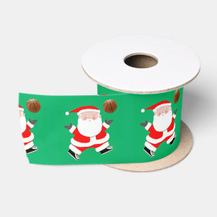 Basketball Christmas Holiday Gift Satin Ribbon