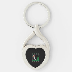 Basketball Christmas Keychain