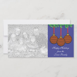 Basketball Christmas Photo Card