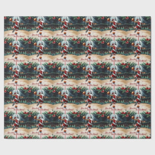 Basketball Christmas themed  Wrapping Paper