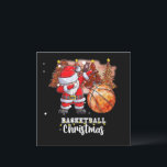 Basketball  Christmas Tree and Santa Claus  Holiday Card<br><div class="desc">Spread holiday cheer with our Basketball Christmas Tree and Santa Claus Greeting Card! 

for Coach,  Instructor,  teacher,  friends,  mom,  dad,  girlfriend/boyfriend,  co-worker,  hostess,  neighbour,  him/her,  couples,  grandparents,  boss,  friend,  family,  in-laws,  squad,  team, </div>