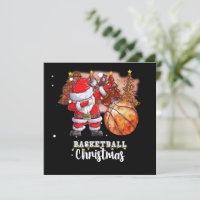 Basketball Christmas Tree and Santa Claus