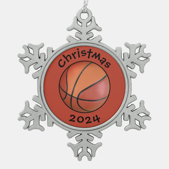 #basketball Christmas tree decoration (Front)