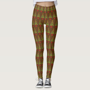 Basketball Christmas Tree Leggings