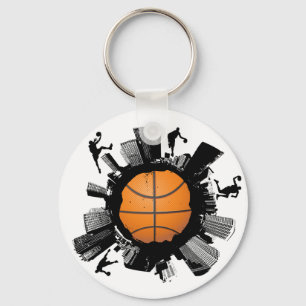 Basketball City Keychain