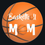 Basketball Classic Round Sticker<br><div class="desc">Destiny's Destiny Shops</div>