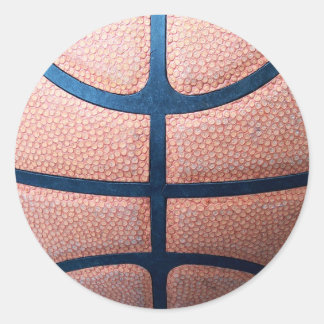 Basketball Classic Round Sticker
