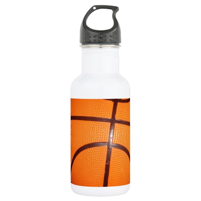 Basketball Close-Up Texture Skin 532 Ml Water Bottle (Front)