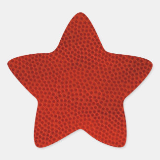 Basketball Close-Up Texture Skin Star Sticker