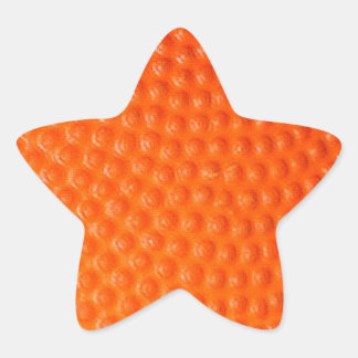 Basketball Closeup Skin Star Sticker