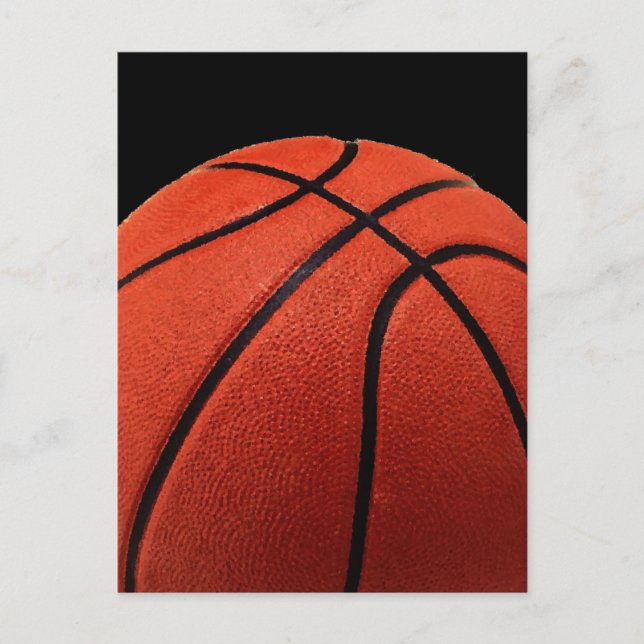 Basketball Closeup Vertical Post Cards (Front)