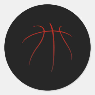 Basketball Clothing - Basketball 2  Classic Round Sticker
