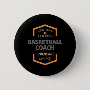 Basketball Coach  2 Inch Round Button