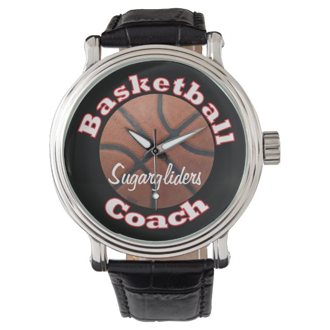 Basketball Coach and Team Watch (Front)