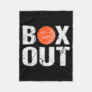 Basketball Coach Box Out Saying Novelty Gift T Shi Fleece Blanket