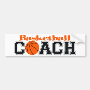 Basketball Coach Bumper Sticker