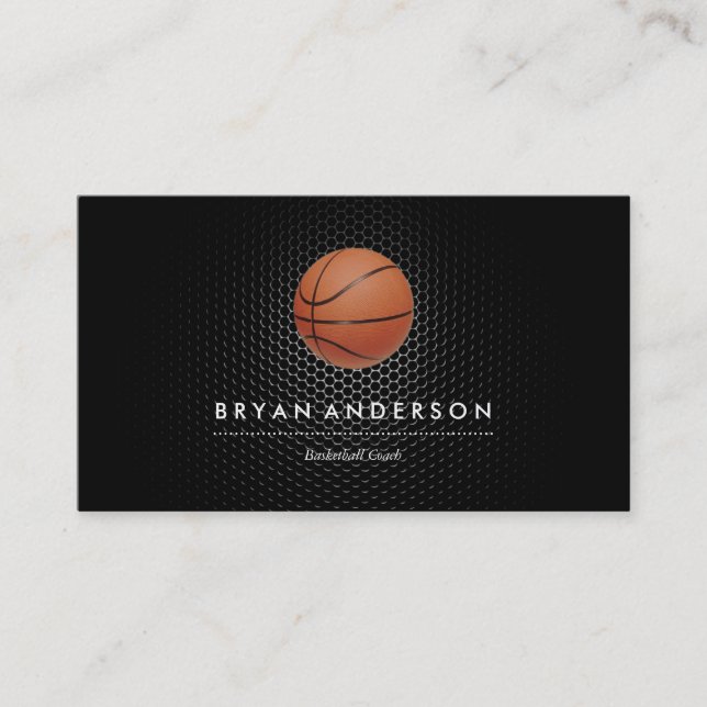 Basketball Coach Business Card (Front)