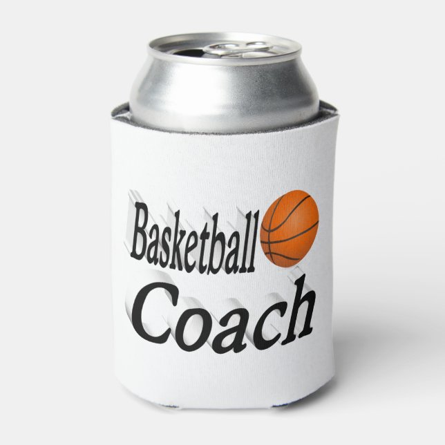 Basketball Coach  Can Cooler (Can Front)