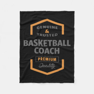 Basketball Coach  Fleece Blanket