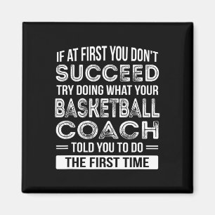 Basketball Coach Gift  Fun Thank You Gift Magnet