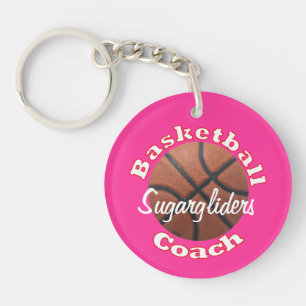 Basketball Coach Keychain