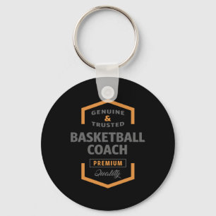 Basketball Coach Keychain