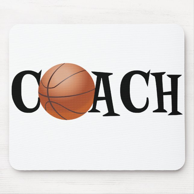Basketball Coach Mouse Pad (Front)