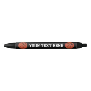 Basketball Coach or Player Custom Team Name / Text Black Ink Pen