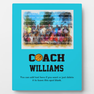 Basketball Coach - Personalized Plaque