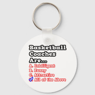 Basketball Coach Quiz...Joke Keychain